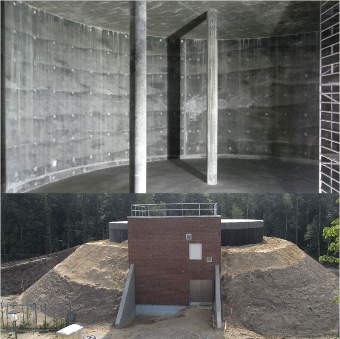 Neubau eines Reinwasserbehälters Steinhöhe in Lüneburg