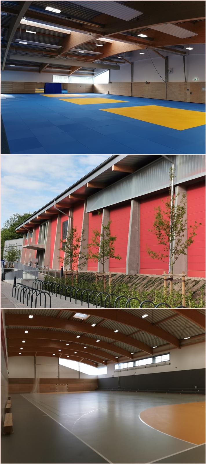 Neubau Judo- und Handballhalle - Olypiastützpunkt Hamburg